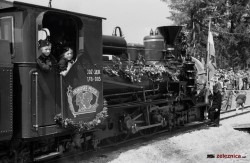 Slavnostna otvoritev Pionirske proge - 13.6.1948. Foto: Mahovič Zvone